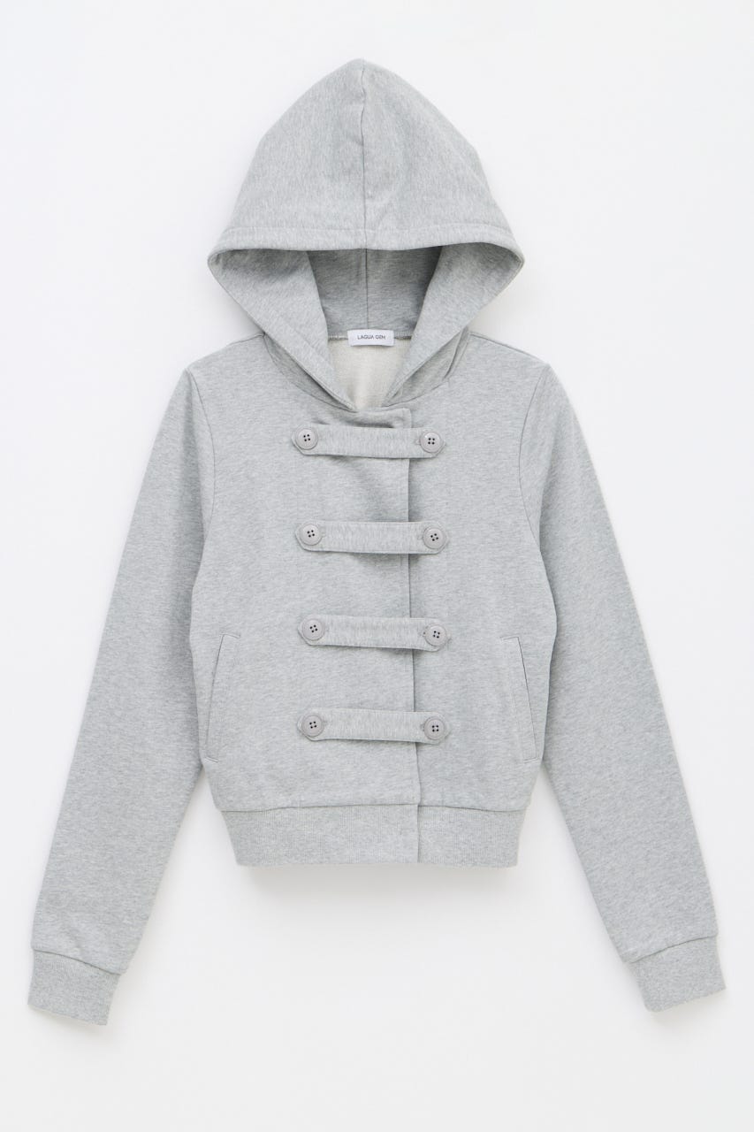DOUBLE BUTTON フーディ T.GRY FREE