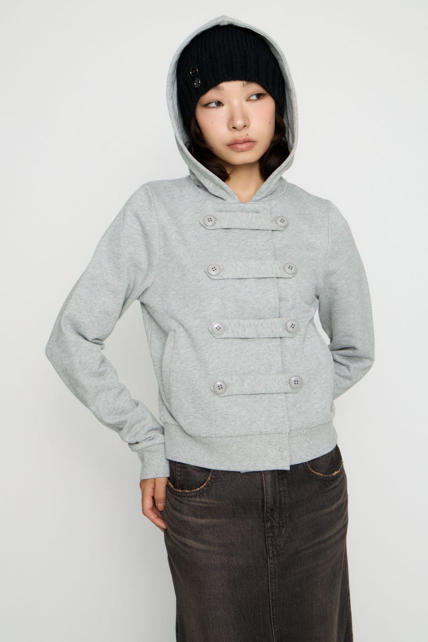 DOUBLE BUTTON フーディ T.GRY FREE