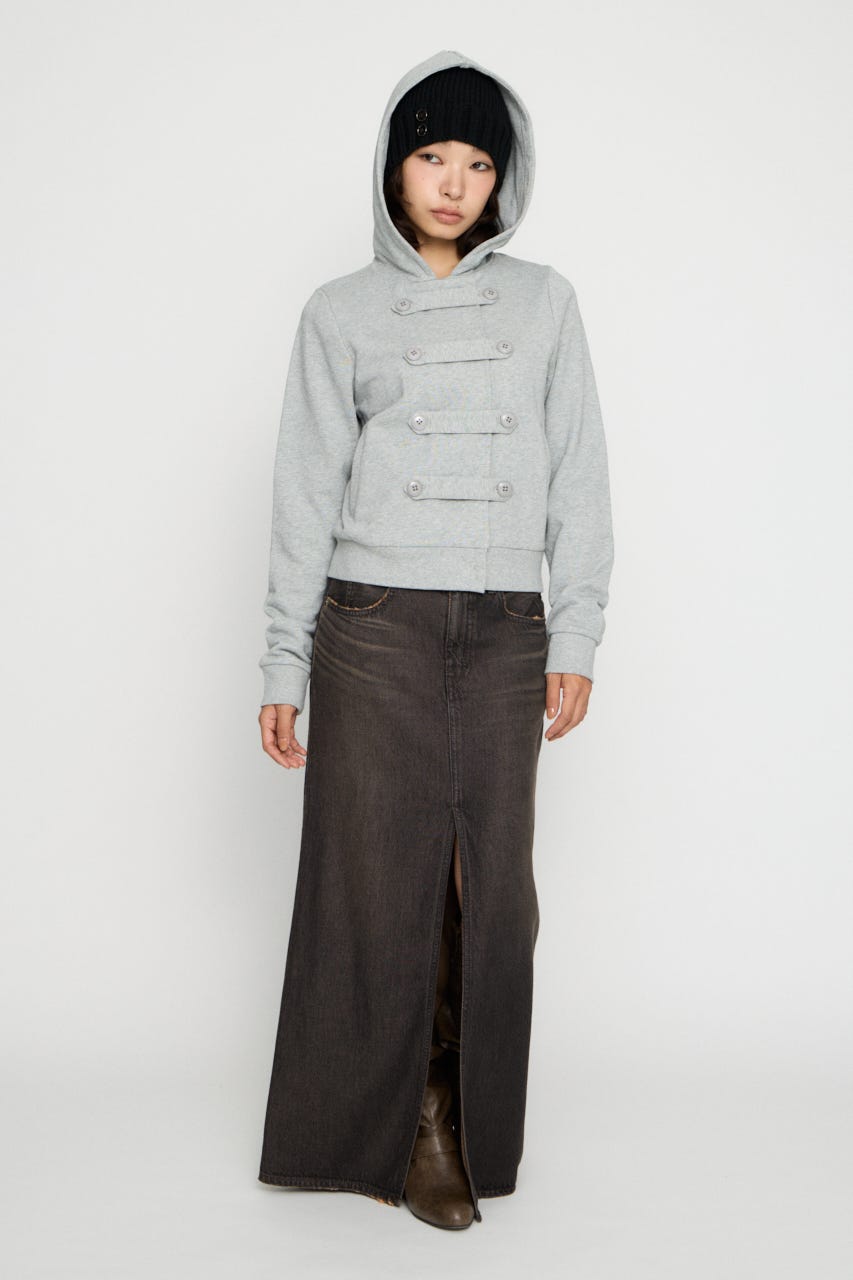DOUBLE BUTTON フーディ T.GRY FREE