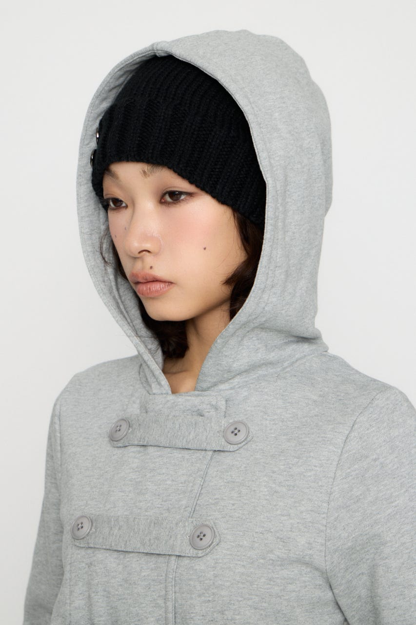 DOUBLE BUTTON フーディ T.GRY FREE