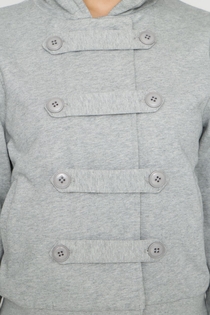 DOUBLE BUTTON フーディ T.GRY FREE