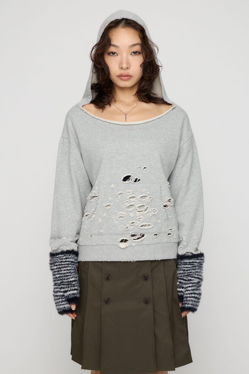 NECK LOOSEY CRASH フーディ T.GRY FREE