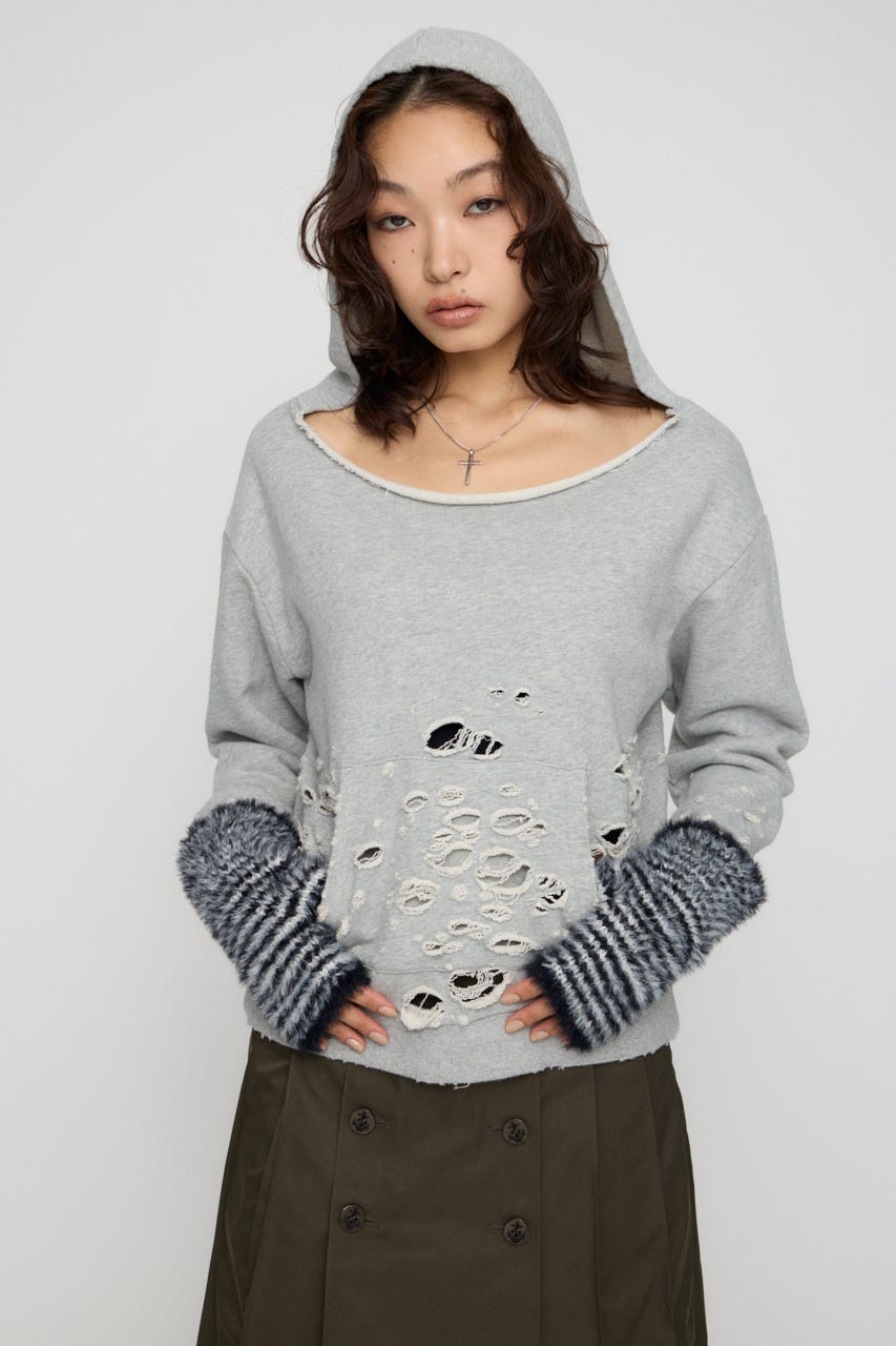 NECK LOOSEY CRASH フーディ T.GRY FREE