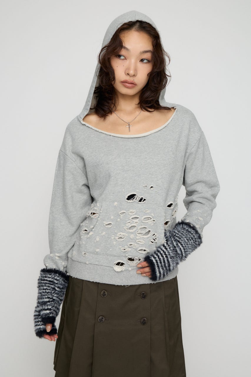 NECK LOOSEY CRASH フーディ T.GRY FREE