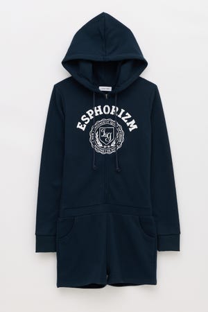 PATCHWORK HOODIE ロンパース