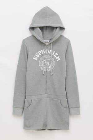 PATCHWORK HOODIE ロンパース