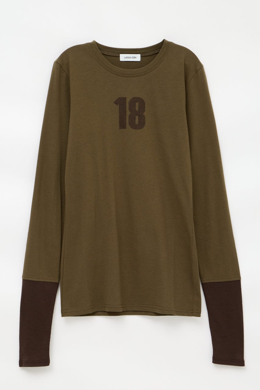 NUMBER LONG SLEEVES チュニック KHA FREE