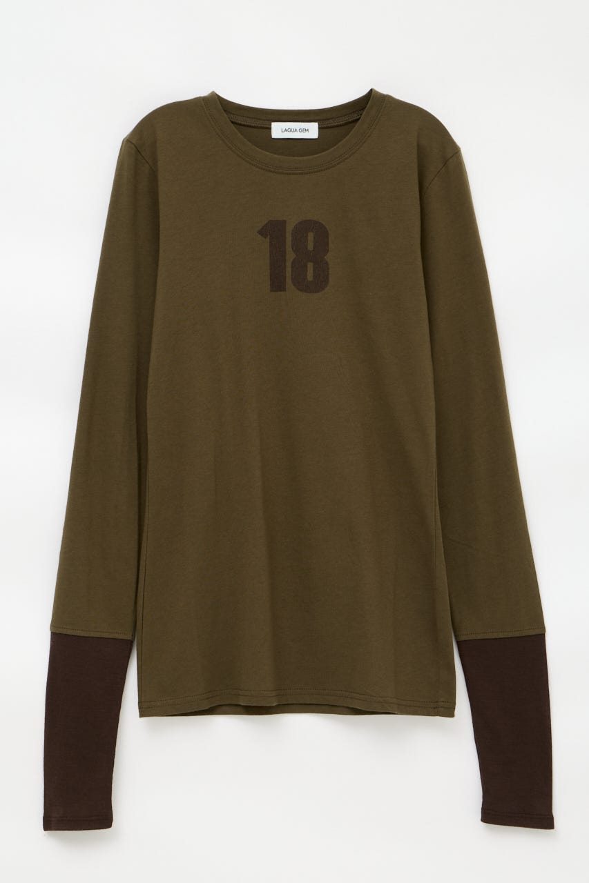 NUMBER LONG SLEEVES チュニック KHA FREE