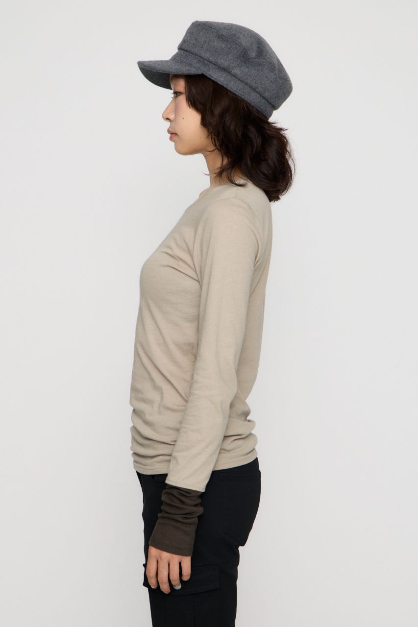 NUMBER LONG SLEEVES チュニック L/BEG FREE