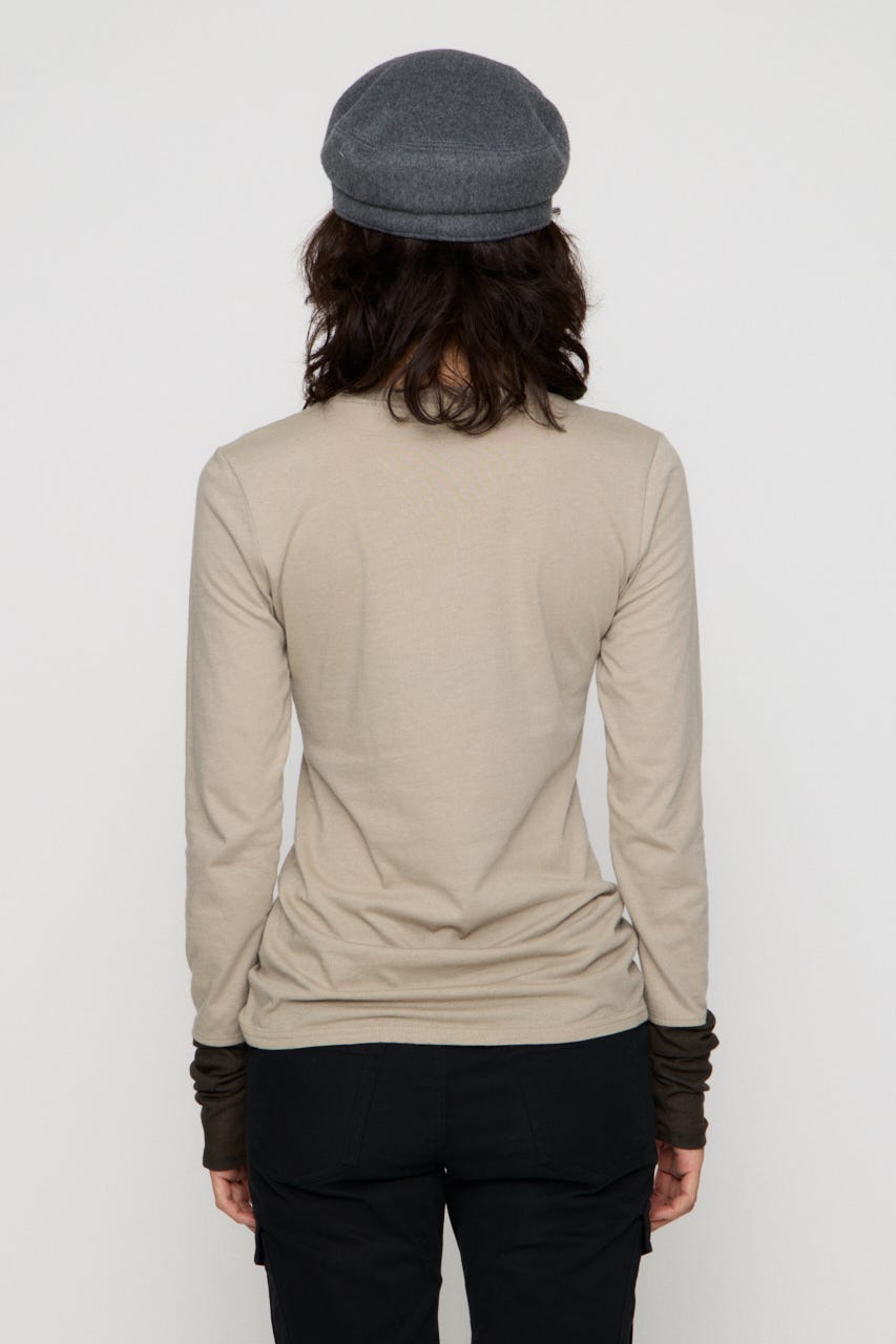 NUMBER LONG SLEEVES チュニック L/BEG FREE