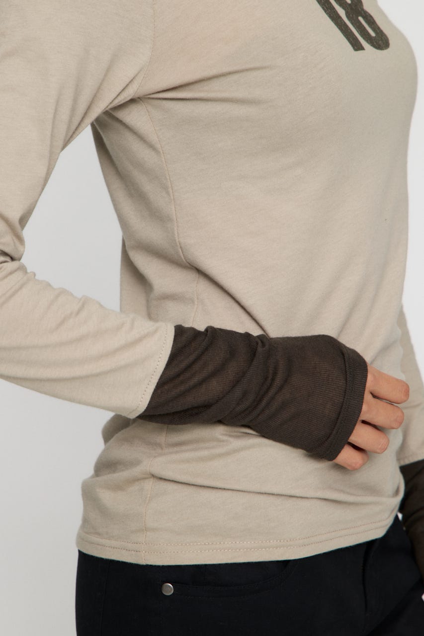 NUMBER LONG SLEEVES チュニック L/BEG FREE