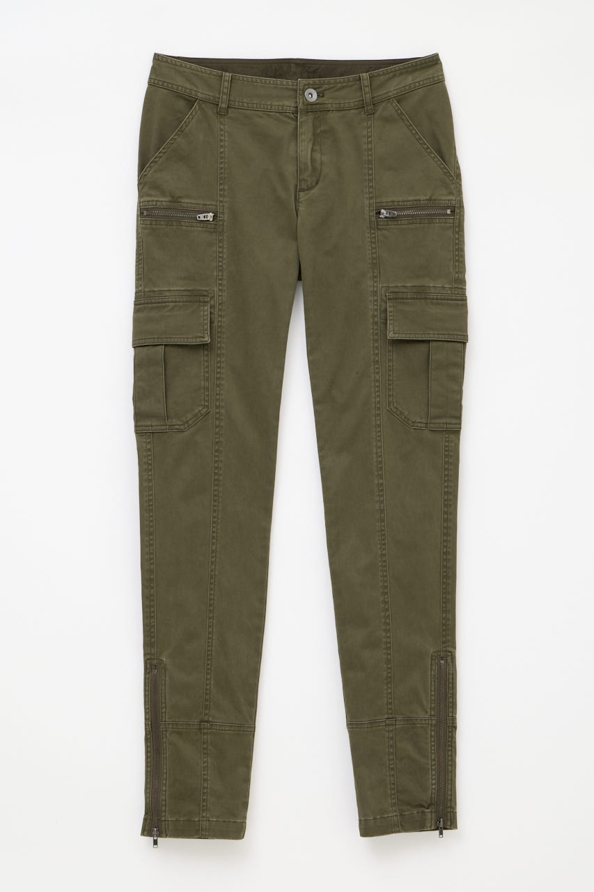COTTON SLIM CARGO パンツ KHA S