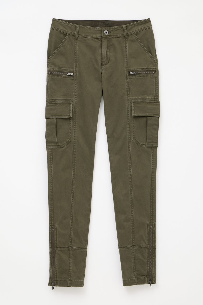 COTTON SLIM CARGO パンツ KHA S
