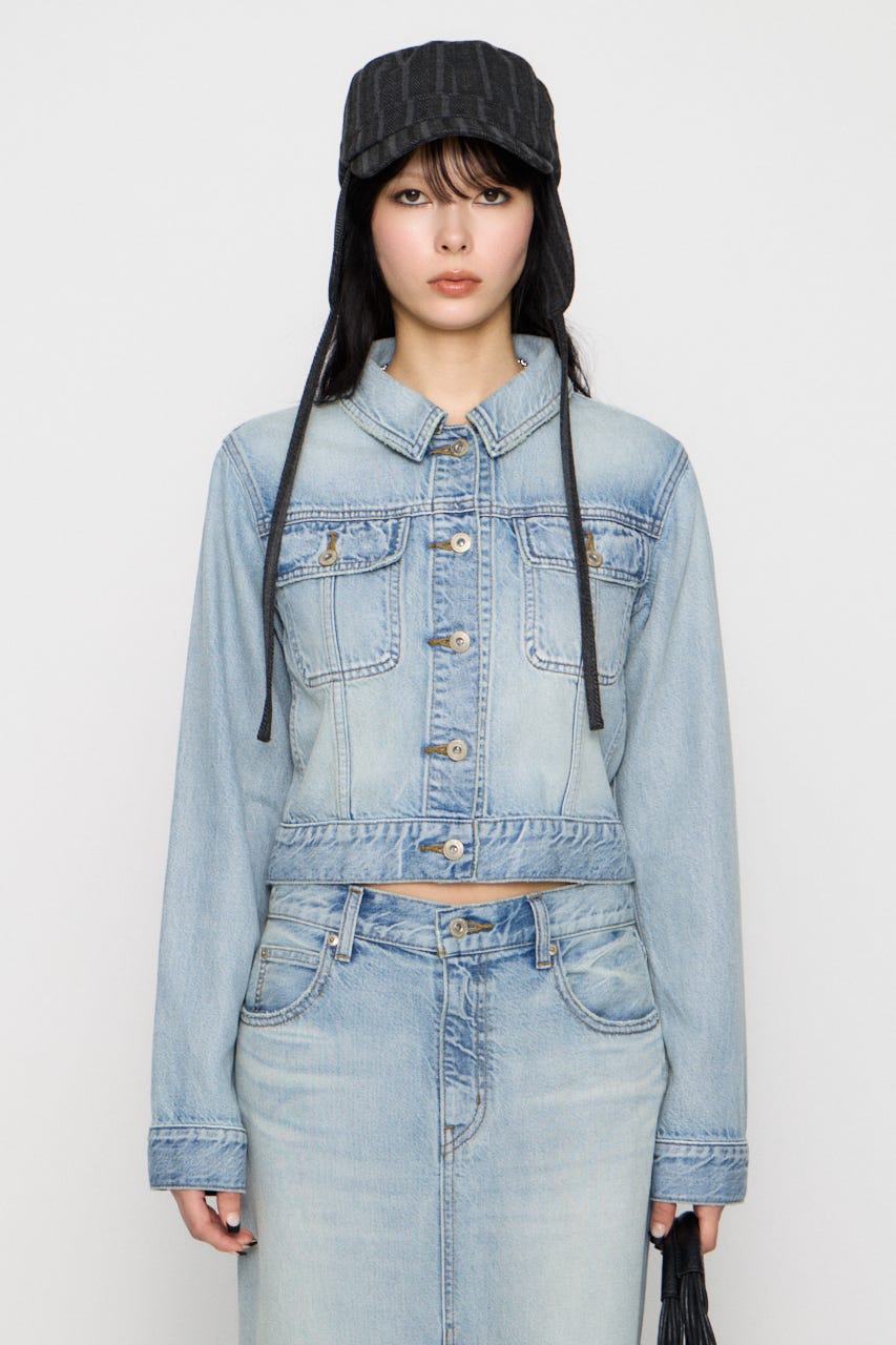 STANDARD COMPACT DENIM ジャケット L/BLU S