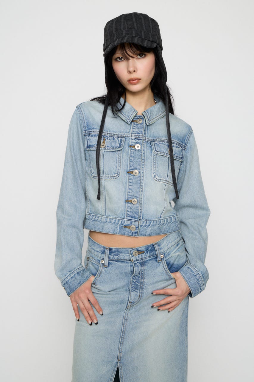 STANDARD COMPACT DENIM ジャケット L/BLU S