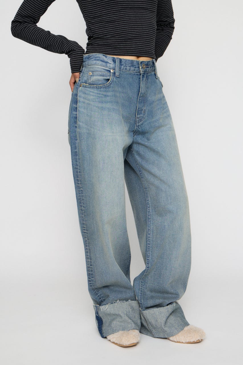 ROLL UP LOOSEY デニム L/BLU 24inch