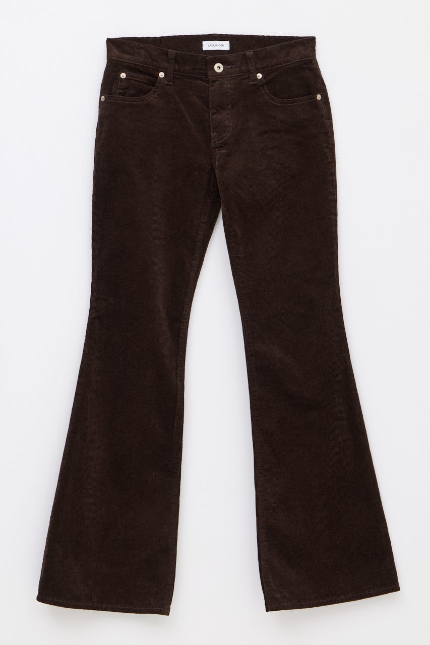CORDUROY FLARE パンツ BRN 22inch