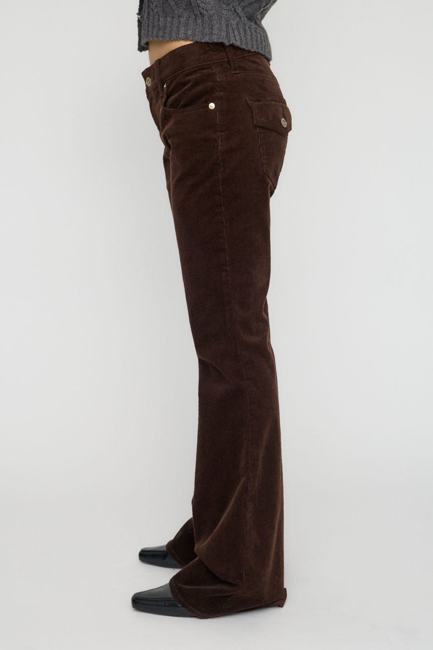 CORDUROY FLARE パンツ BRN 22inch