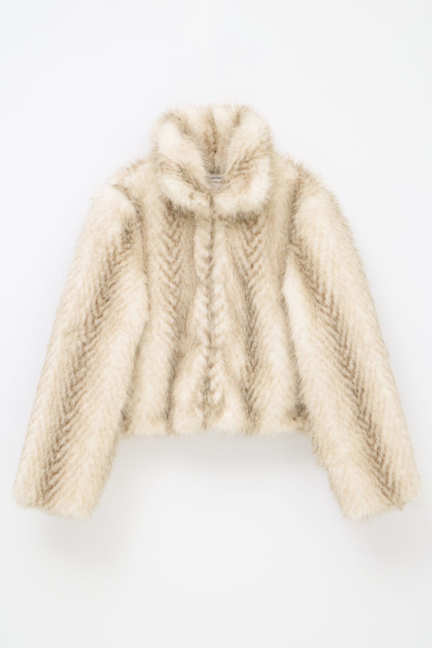 STANDARD FAUX FUR ジャケット IVOY FREE