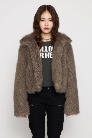 STANDARD FAUX FUR ジャケット