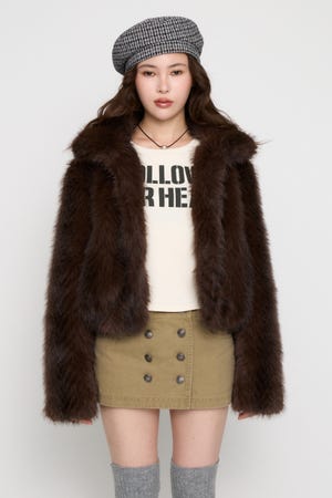 STANDARD FAUX FUR ジャケット
