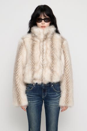 STANDARD FAUX FUR ジャケット