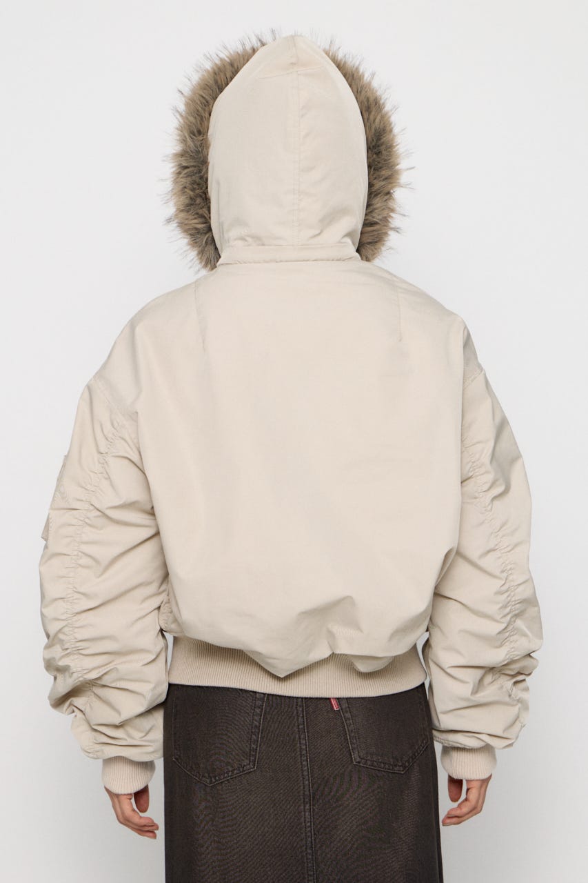 BIG POCKET 2WAY MA-1 IVOY FREE