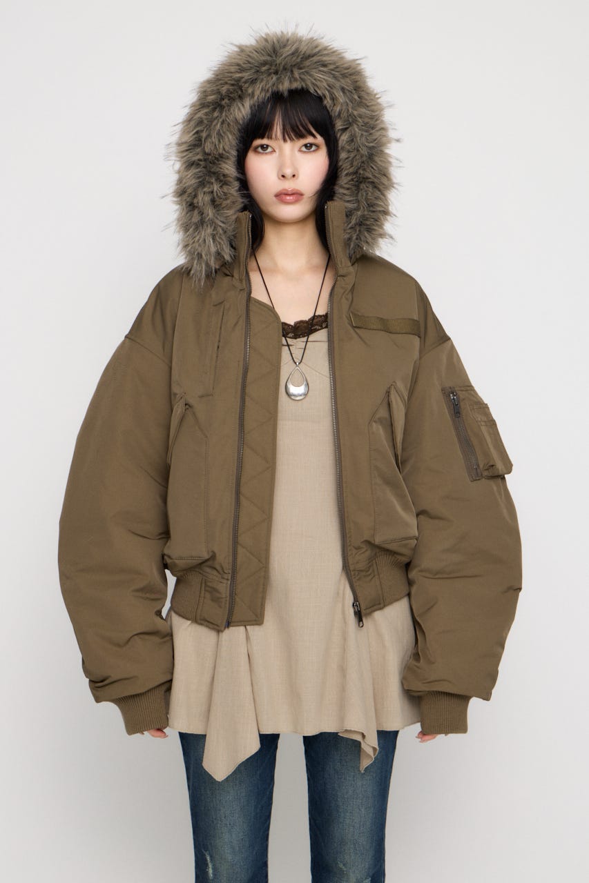 BIG POCKET 2WAY MA-1 KHA FREE