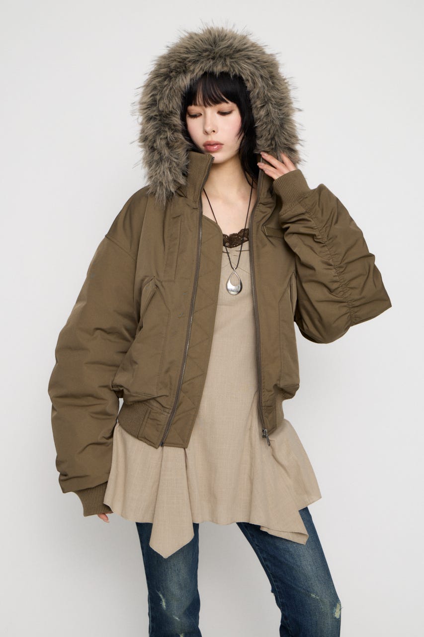 BIG POCKET 2WAY MA-1 KHA FREE