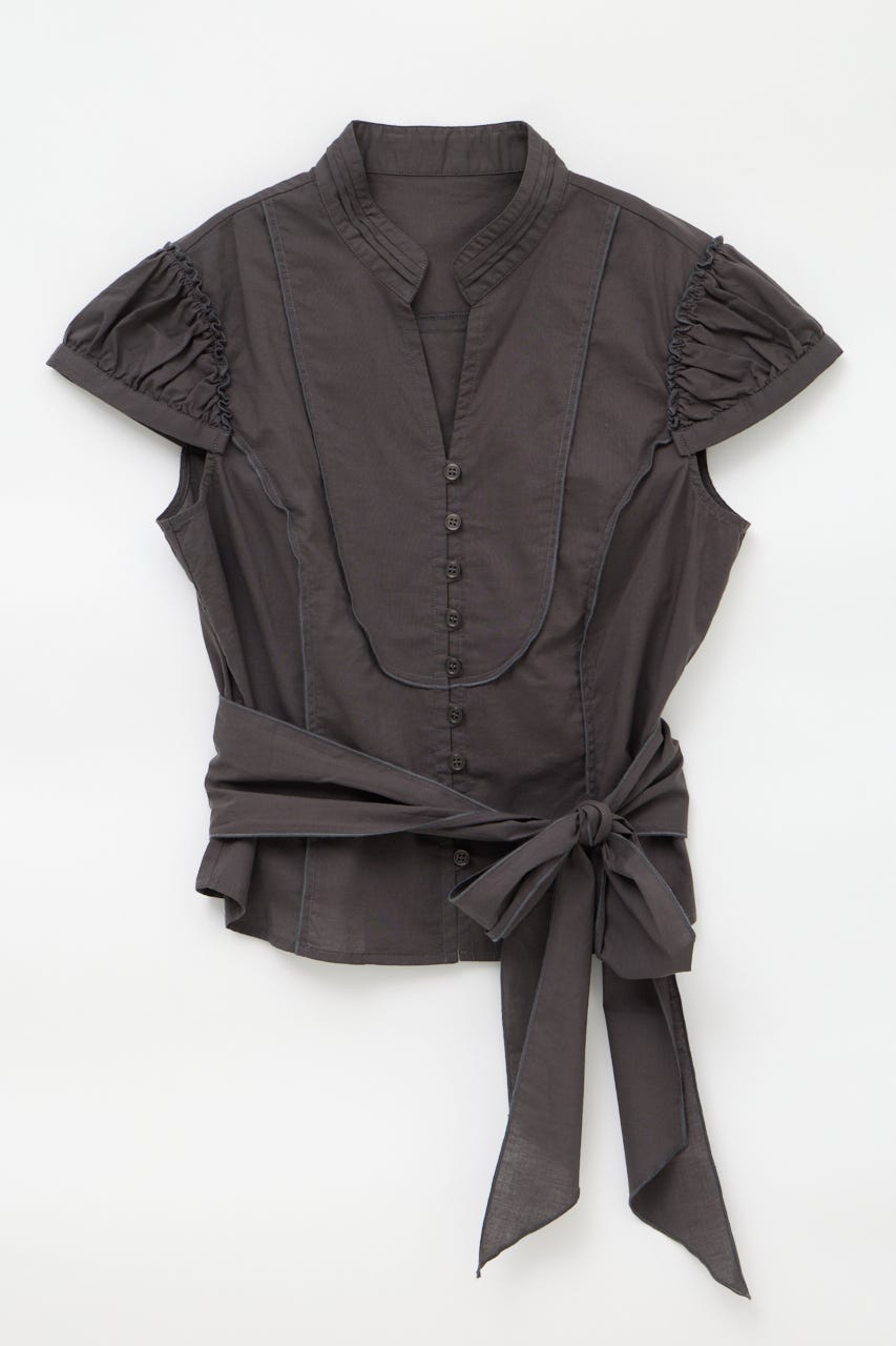 SOFT COTTON ブラウス C.GRY FREE