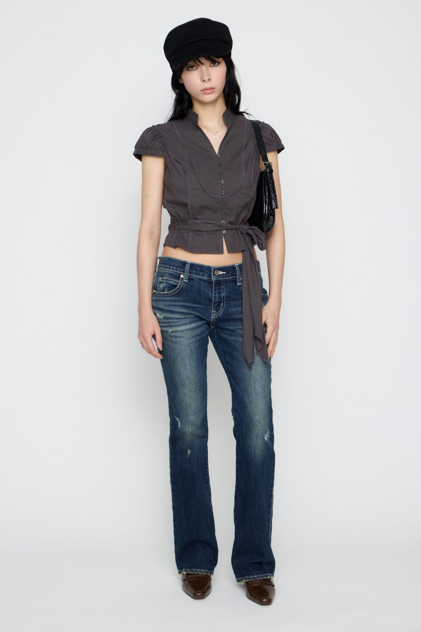 SOFT COTTON ブラウス C.GRY FREE