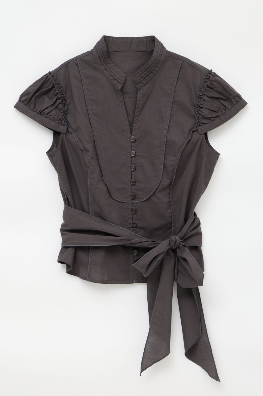SOFT COTTON ブラウス C.GRY FREE