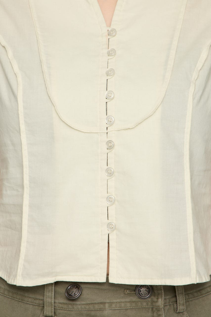 SOFT COTTON ブラウス IVOY FREE