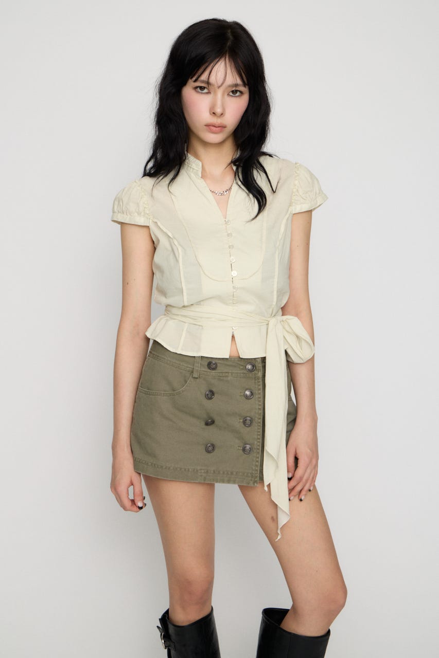 SOFT COTTON ブラウス IVOY FREE