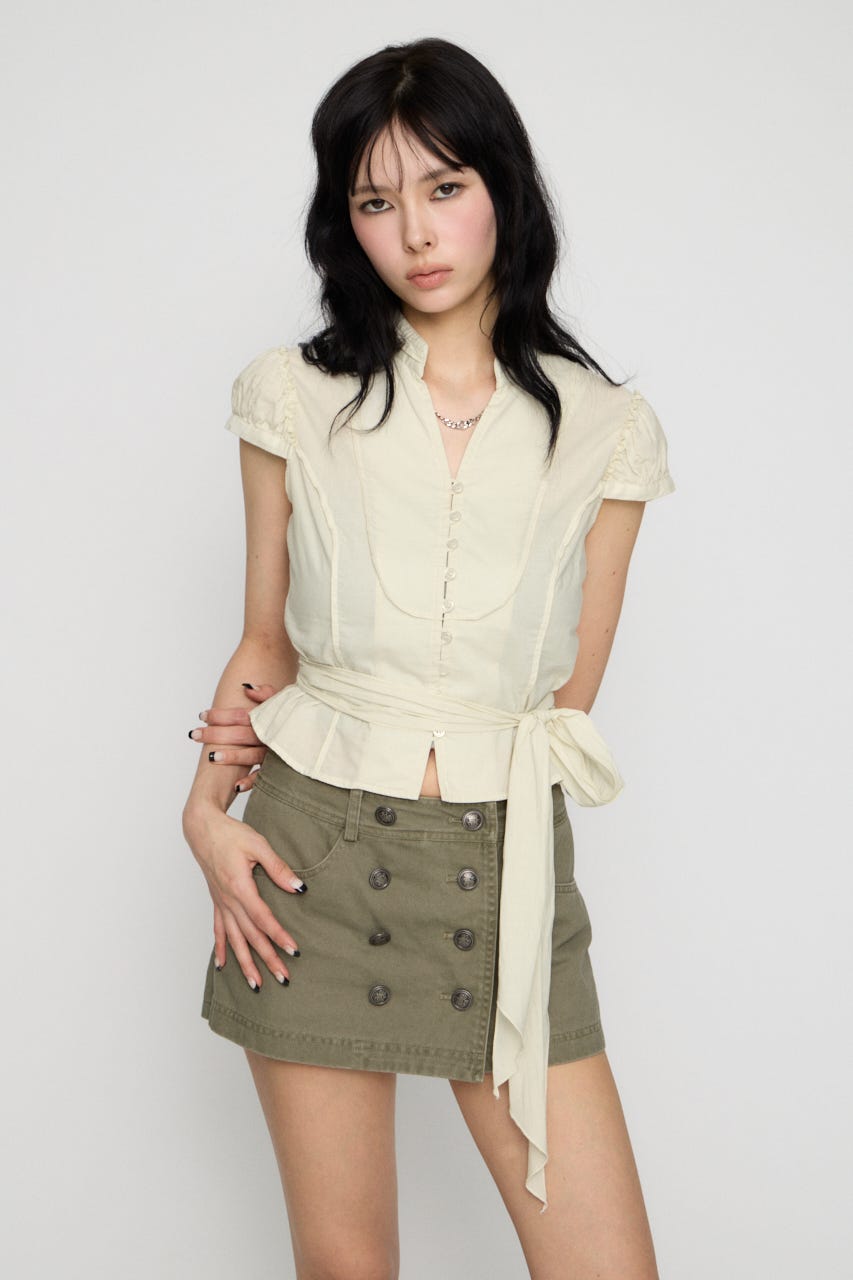 SOFT COTTON ブラウス IVOY FREE