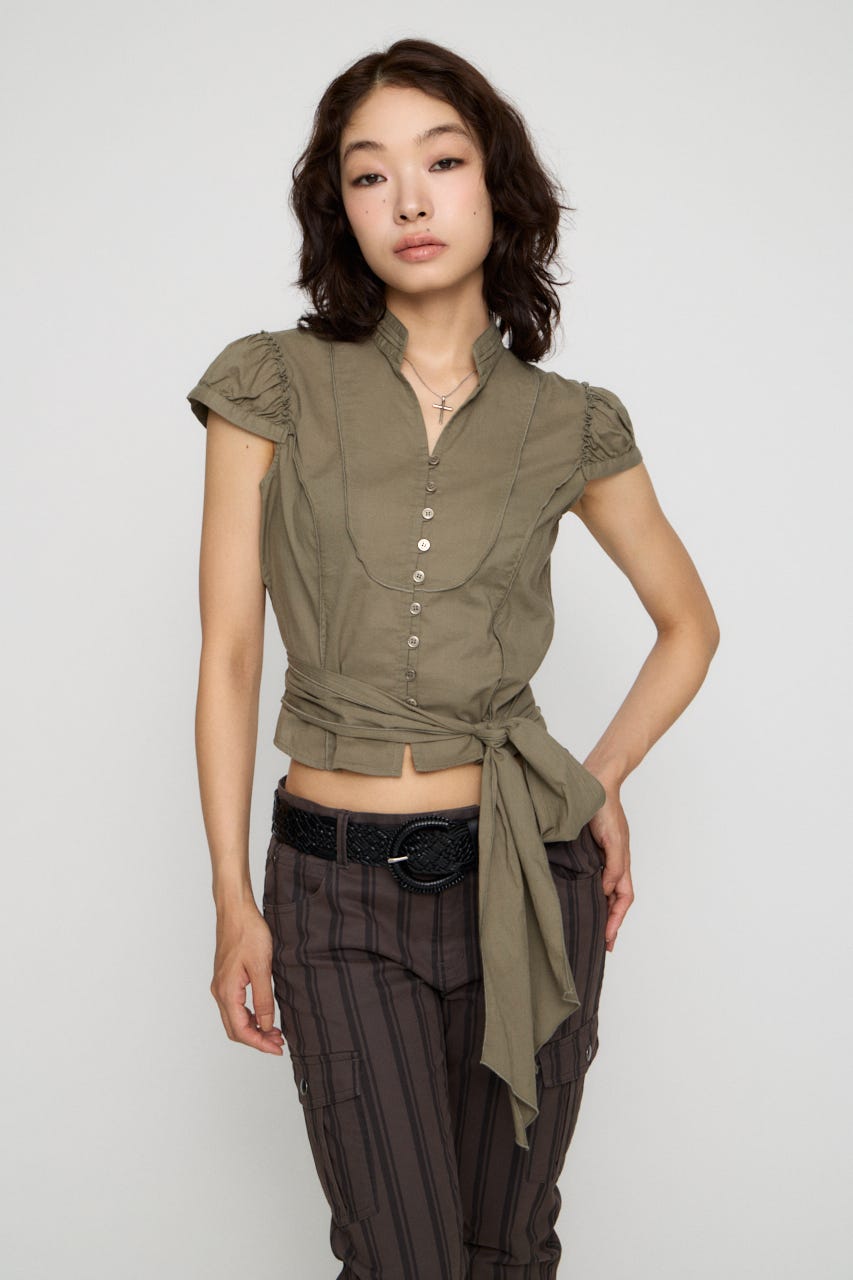 SOFT COTTON ブラウス KHA FREE