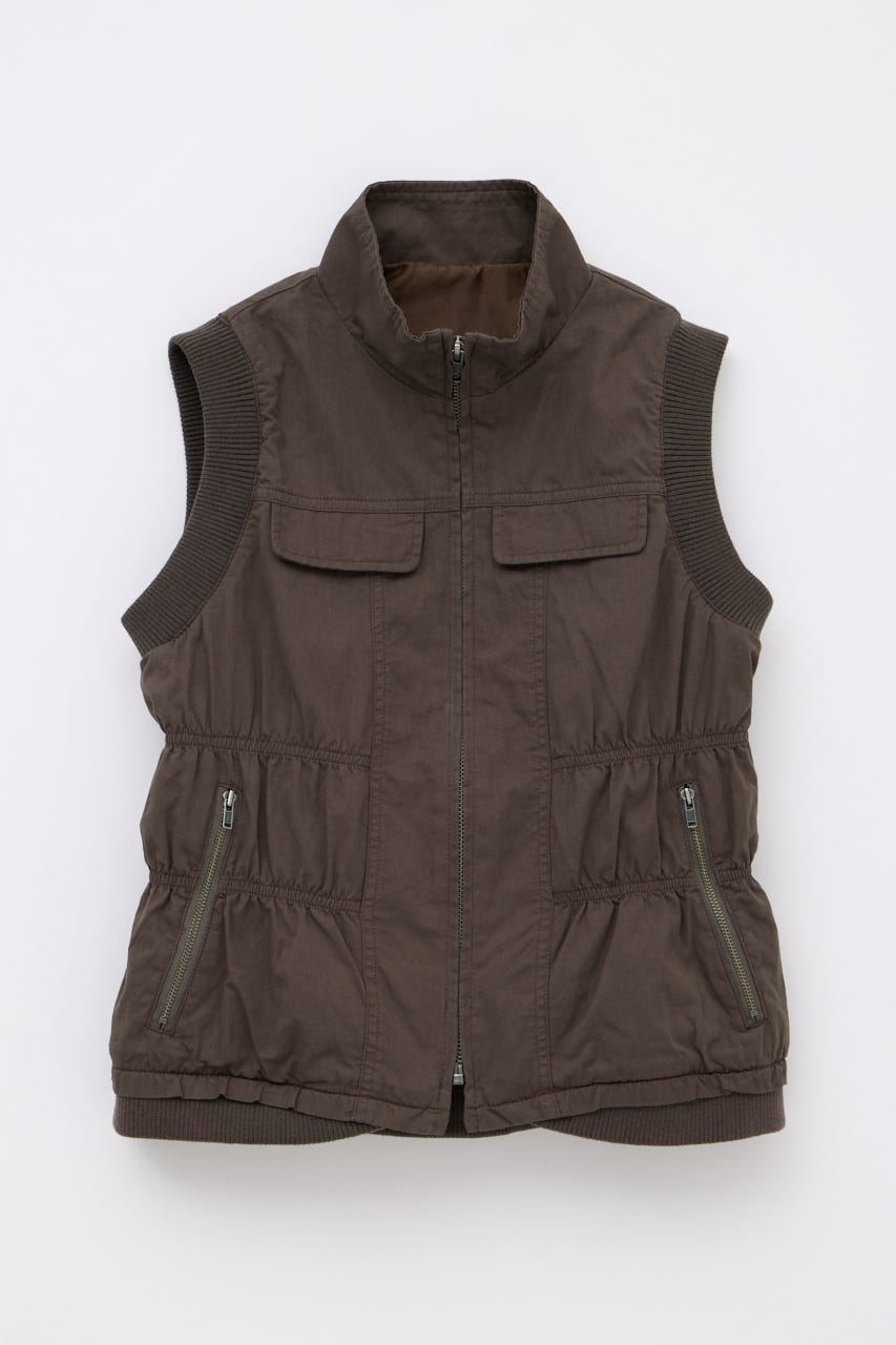 STITCH WASH ベスト C.GRY FREE