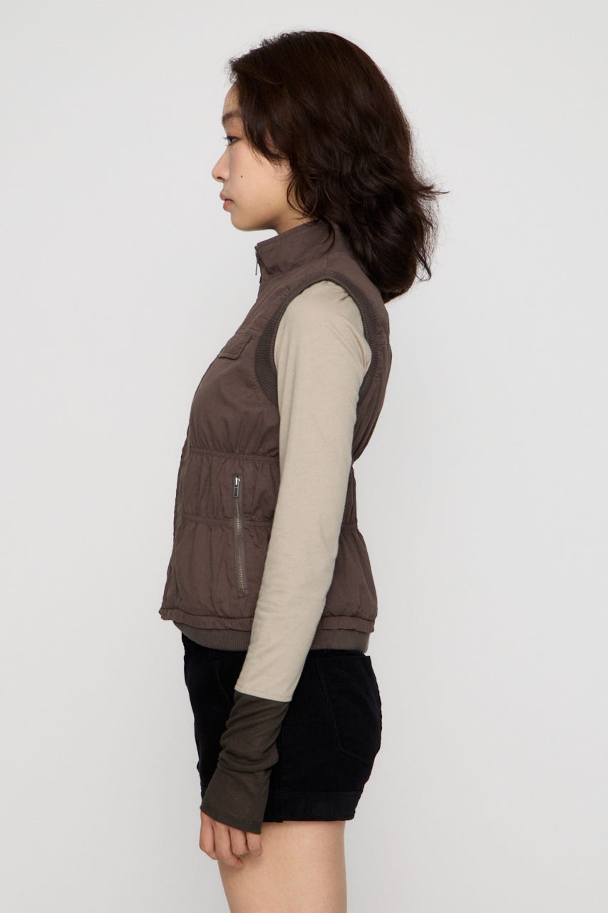STITCH WASH ベスト C.GRY FREE