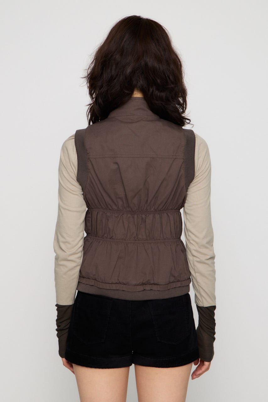 STITCH WASH ベスト C.GRY FREE