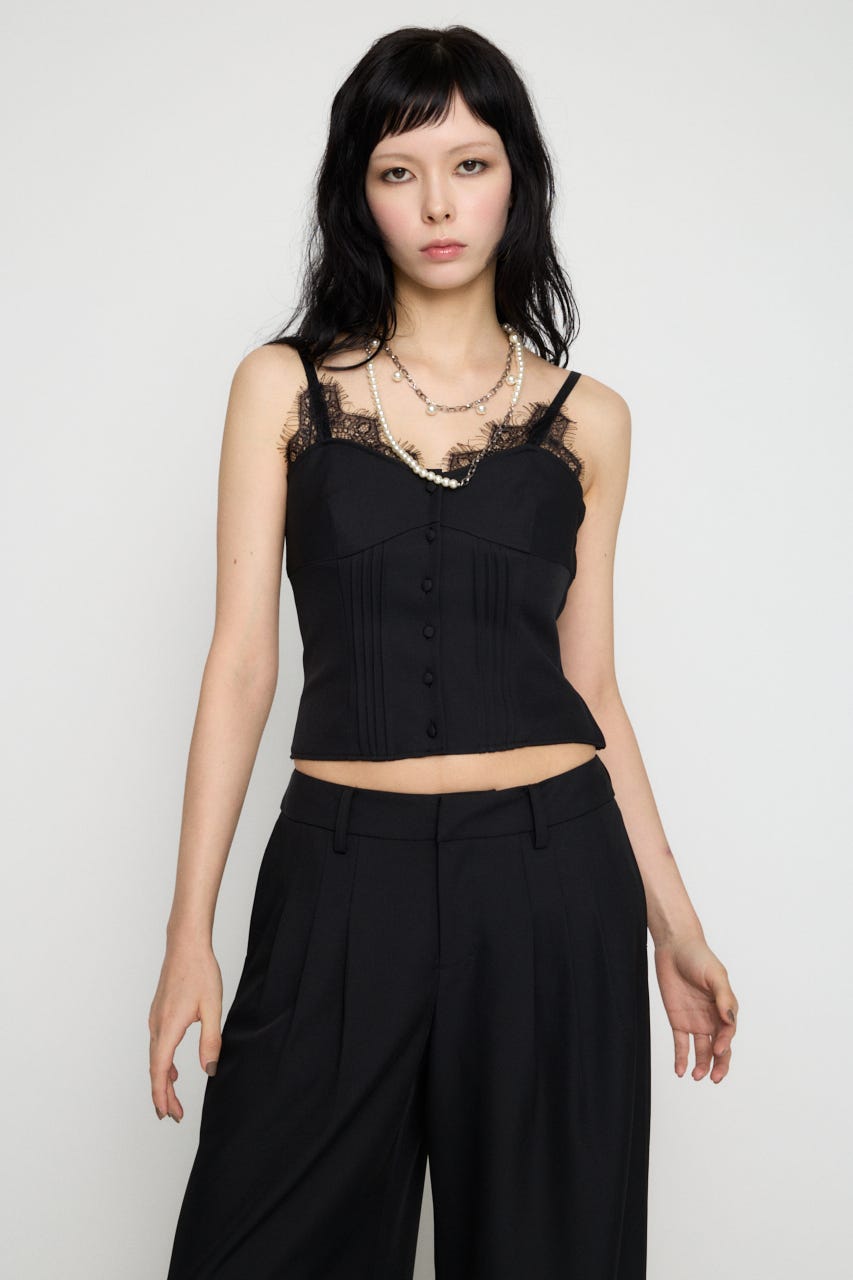 LAGUA GEM | LACE LAYERED ビスチェ (キャミソール ) |SHEL'TTER WEBSTORE