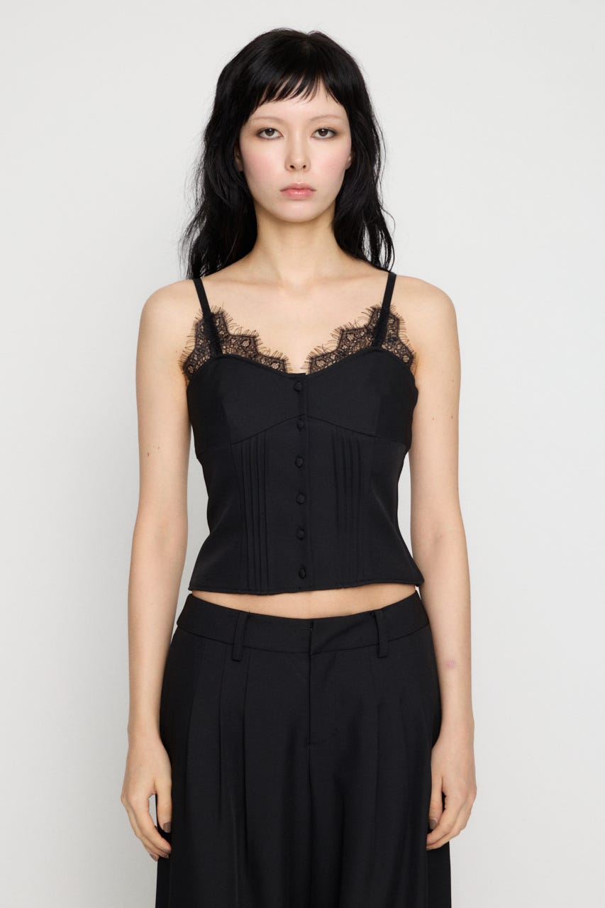 LAGUA GEM | LACE LAYERED ビスチェ (キャミソール ) |SHEL'TTER WEBSTORE