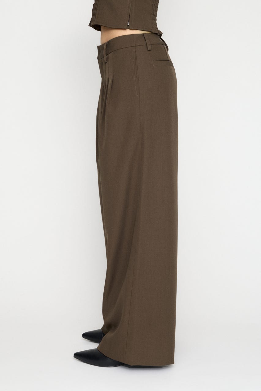 BASIC WIDE スラックス BRN XS