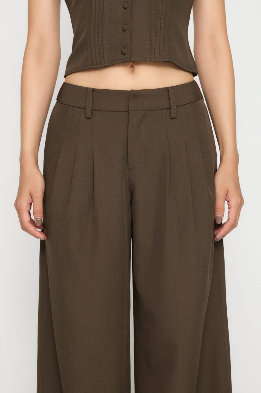 BASIC WIDE スラックス BRN XS