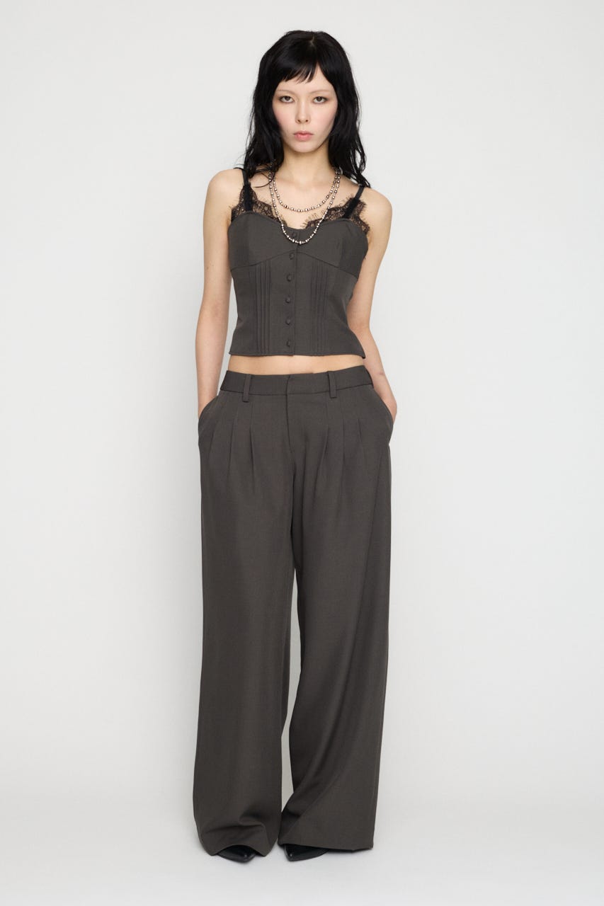 BASIC WIDE スラックス GRY XS
