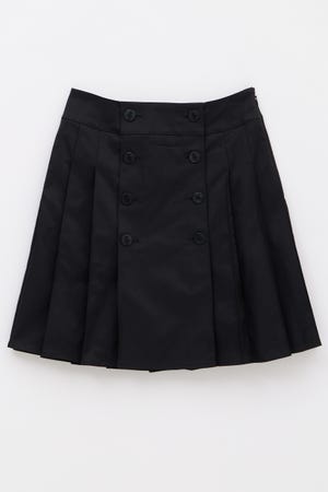 DOUBLE BUTTON PLEATS スカート