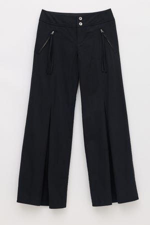 TUCK WIDE FLARE パンツ