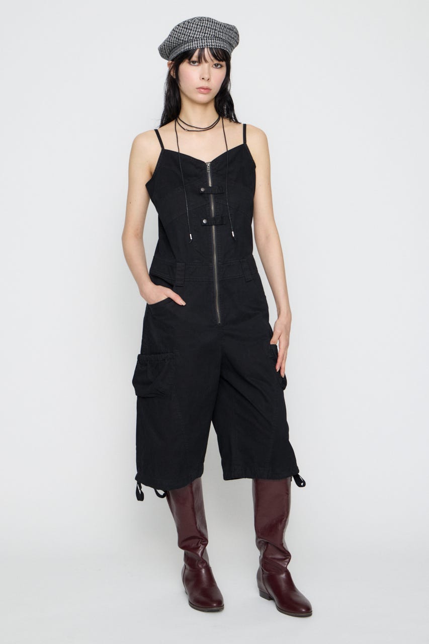 MILITARY CAMI オールインワン BLK S