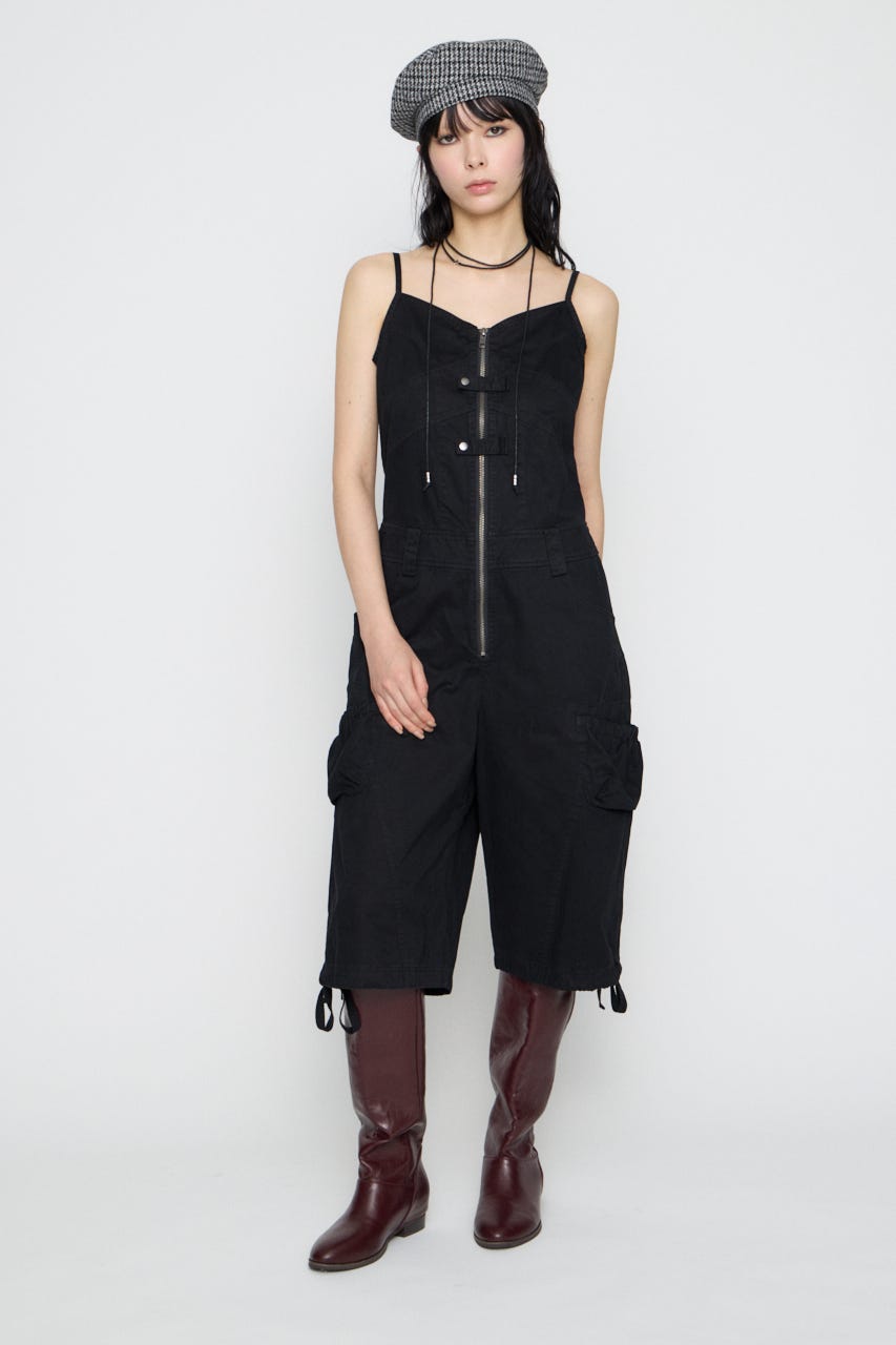 MILITARY CAMI オールインワン BLK S