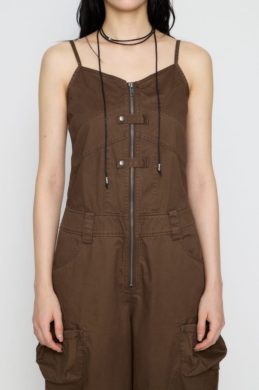 MILITARY CAMI オールインワン BRN S