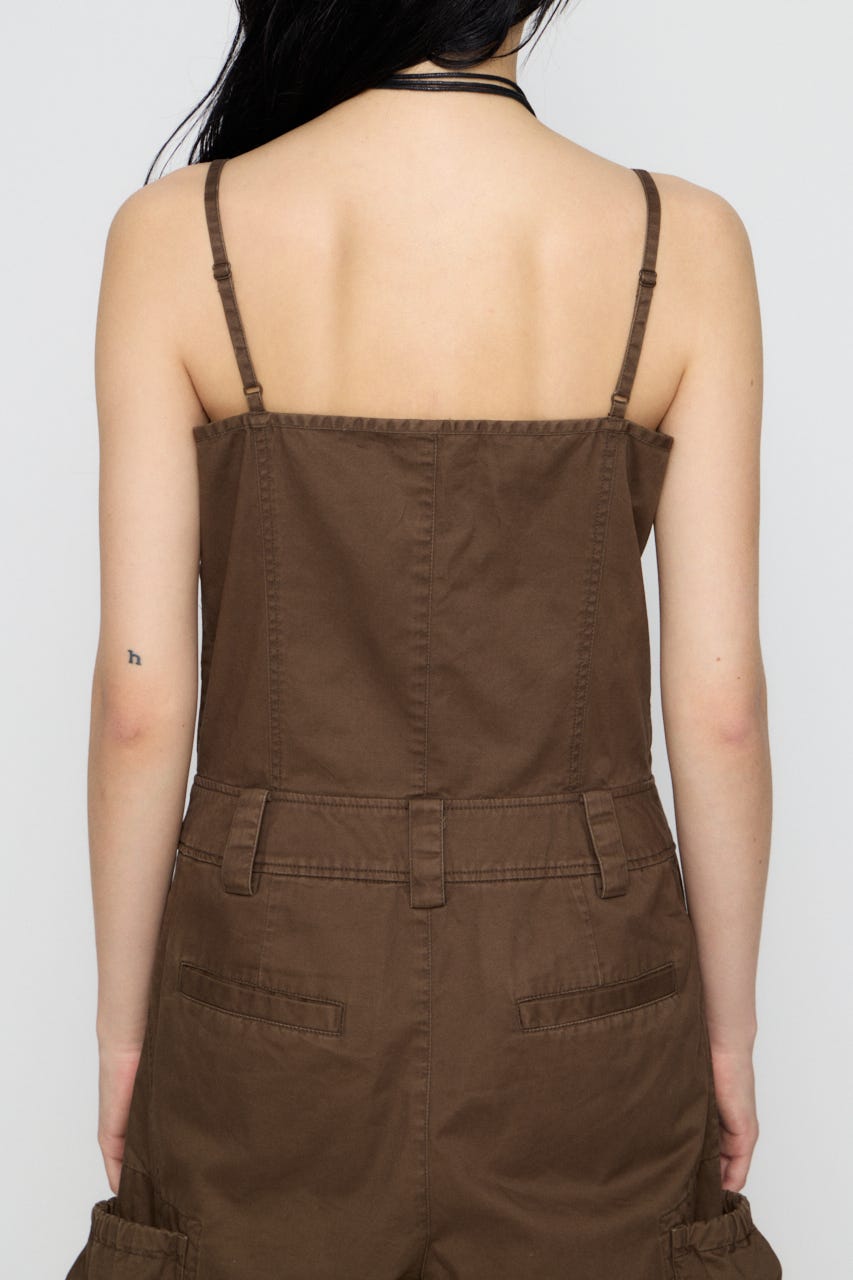 MILITARY CAMI オールインワン BRN S